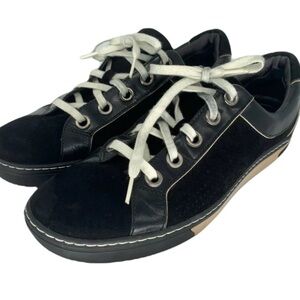 Cole Haan Nike Air G Series Black Suede Sneakers 9AA